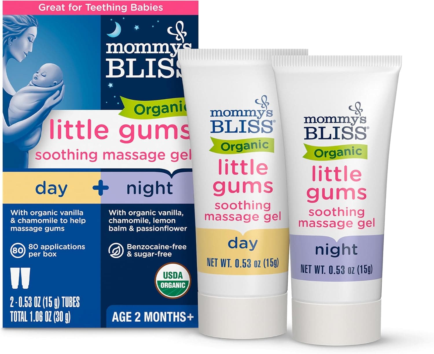 Organic Teething Gel Day & Night